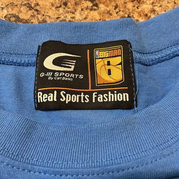 Mens Blue Denver Nuggets T-Shirt size 6X - Picture 2 of 4